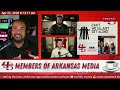 NO Beef on our End. Nothing but LOVE! Arkansas Sports Media!