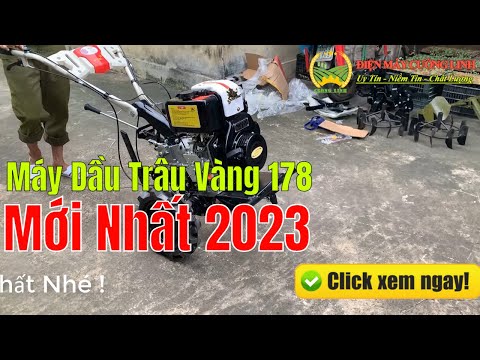 Video Máy Xới Đất Chạy Dầu Trâu Vàng 178 Mới Nhất 2023 - youtube