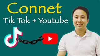 How to connect youtube with tik tok