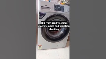IFB front load washing machine noice and vibration checking #ifb #service #india #youtubeshorts