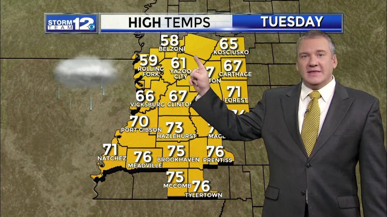 WJTV Weather Forecast for Jackson Mississippi 12262016 PM by Meteorologist Ken South YouTube