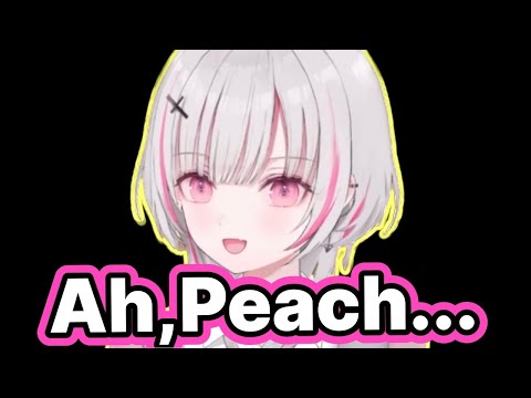 Sena is astonished at Peach's changed appearance.【vspo/Asumi Sena/Super Mario Bros. Wonder】