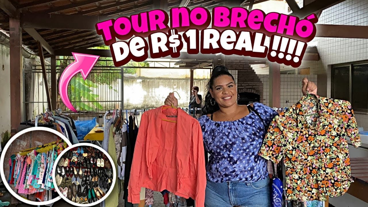 TOUR PELO BRECHÓ AQUI DO RIO DE JANEIRO DE UM REAL/🇧🇷 - YouTube