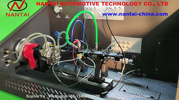 1- Nantai CR718  CAT 326-4700 CAT320D injectors test/Prueba de inyectores CAT 326-4700 CAT320D