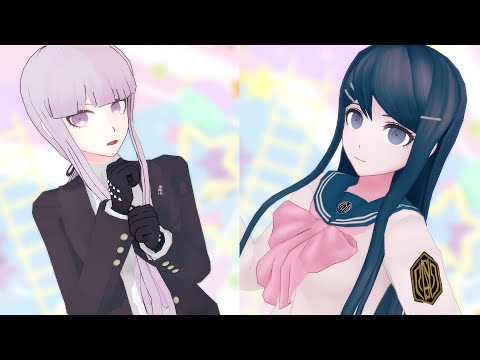 【ダンガンロンパMMD】霧切響子、舞園さやか「夜もすがら君想ふ」