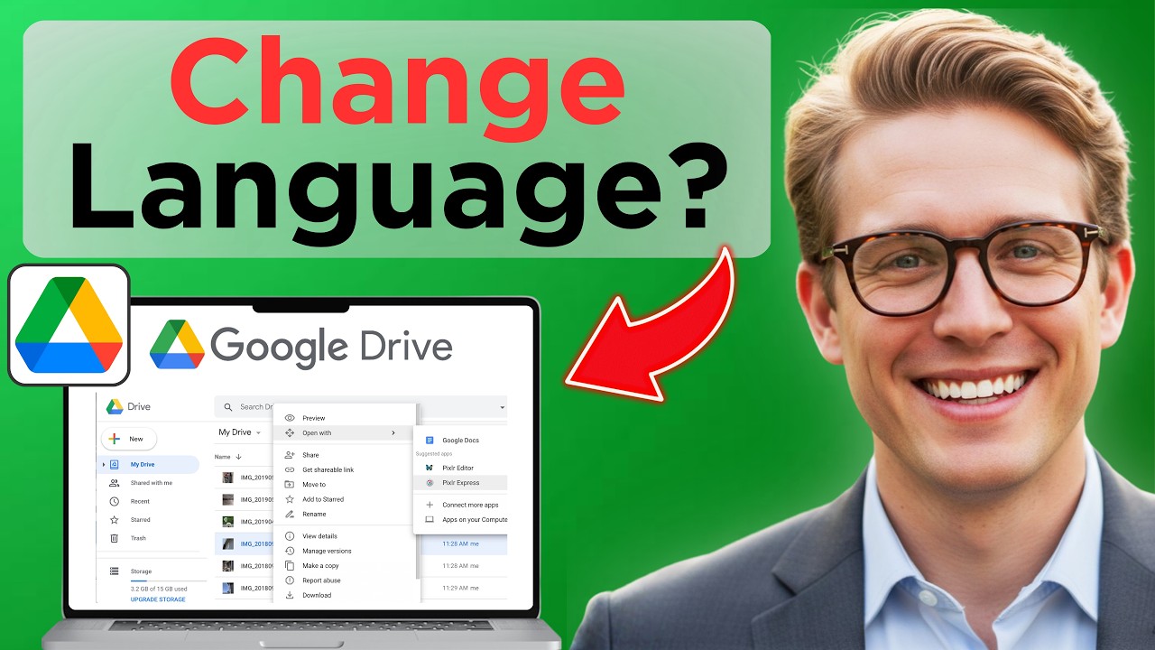 How To Change Google Drive Language (Full Guide 2026) - YouTube