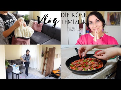 DİP KÖŞE TEMİZLİK ZAMANI / Temizlik Sıralaması Nasıl Olur?/Eşya Yeri Değiştirdim/Yemek,Düzen,Sohbet