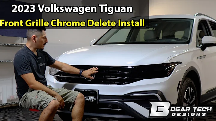 Volkswagen Tiguan 2022-2024 Front Grille Chrome Delete Install