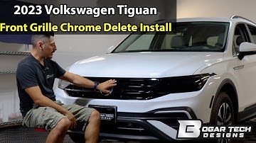 Volkswagen Tiguan 2022-2024 Front Grille Chrome Delete Install