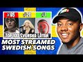 AMERICAN REACTS To Top 100 Största Svenska Låtarna Genom Tiderna (på Spotify)