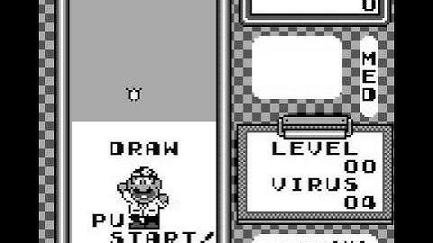 Dr. Mario Game Boy Place Pill to Draw Game Genie Code