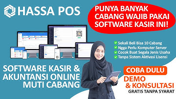 Software Kasir dan Akuntansi Online Multi Cabang Hassapos | Aplikasi Kasir | Program Kasir