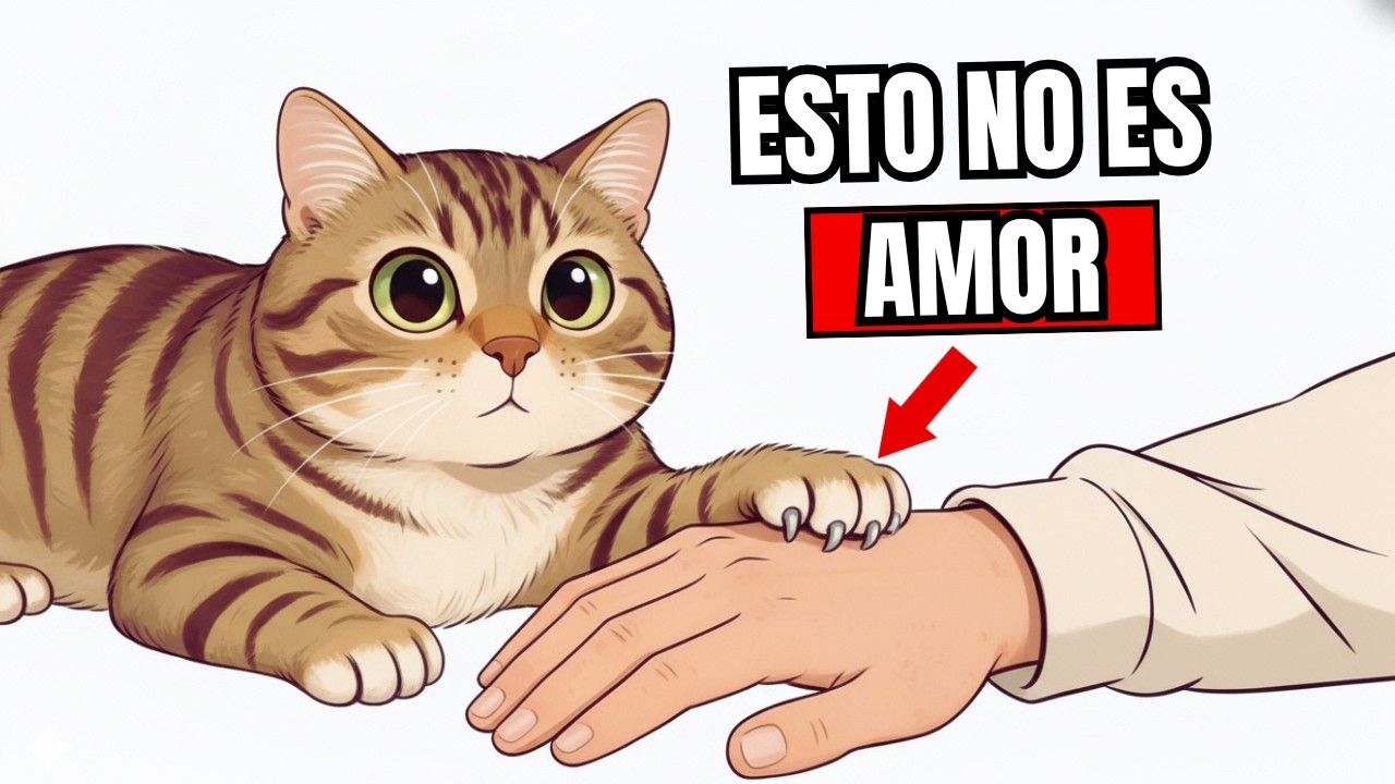 Si tu GATO te pone la pata encima, está tratando de decirte esto