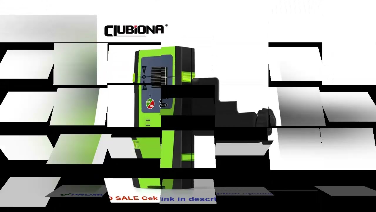Clubiona 50M Outdoor Pulse Mode Red or Green beam Line Laser Level Vertical And Horizontal Laser Det