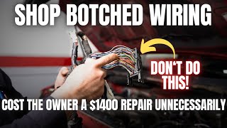 Shop BOTCHED Wiring In This Truck Causing a $1400 Repair Unnecessarily by The Car Care Nut 70,098 views 1 month ago 40 minutes