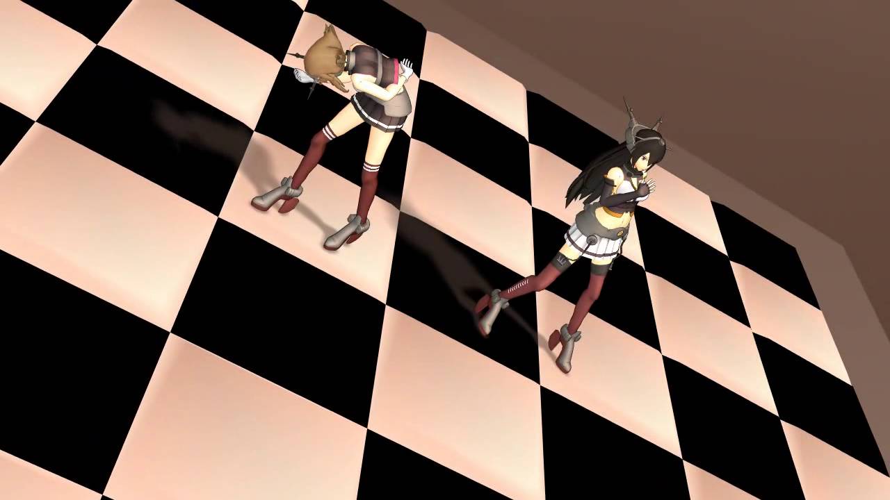 Kancolle Mmd Bad Apple 60fps Youtube