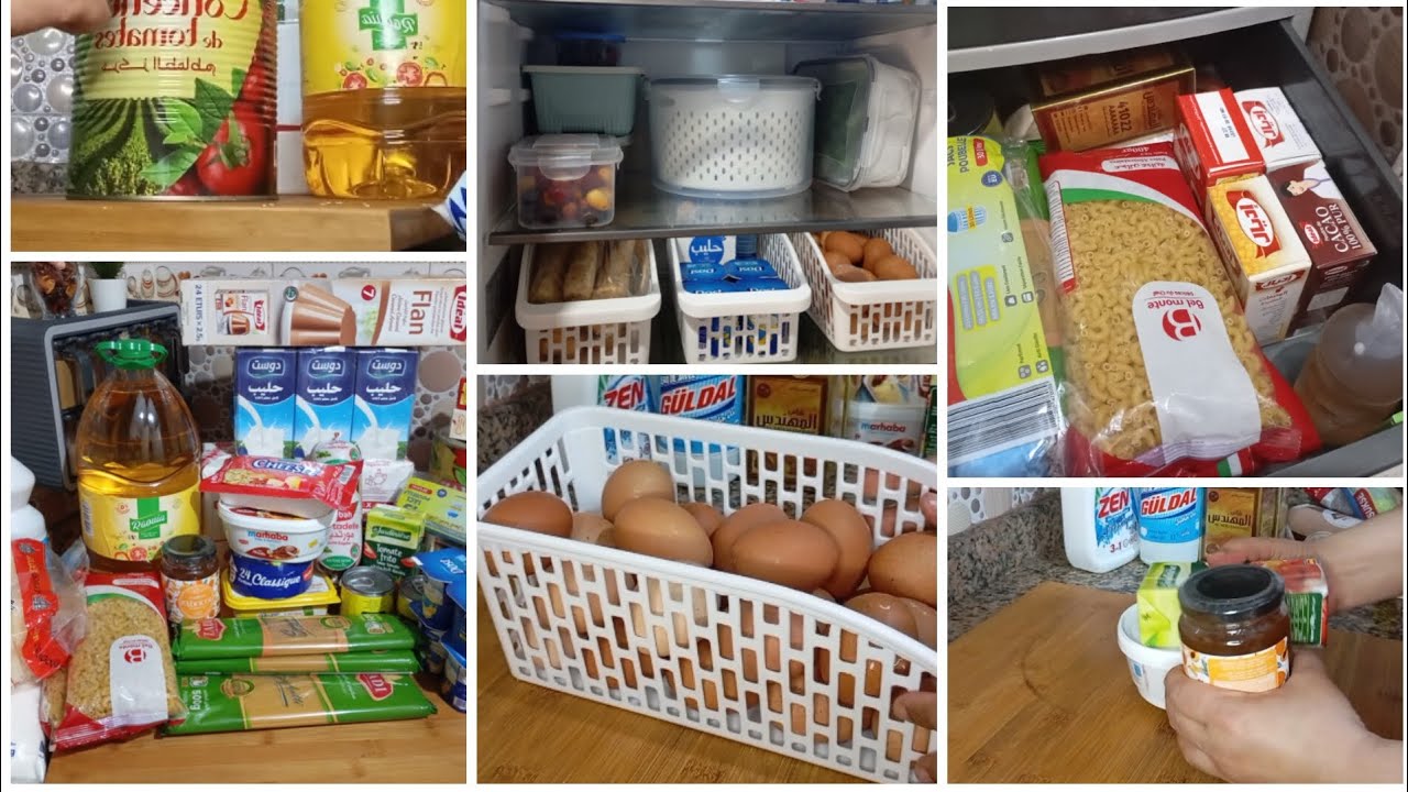 تقدية شهر يناير 🛒 كيفاش نظمتها وتولتها 👌🏻 يا لالة بلاما نسا كارطونة 📦 رمضان 🌙