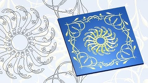 Creating a decorative panel with ArtCAM Express 2013 and modules