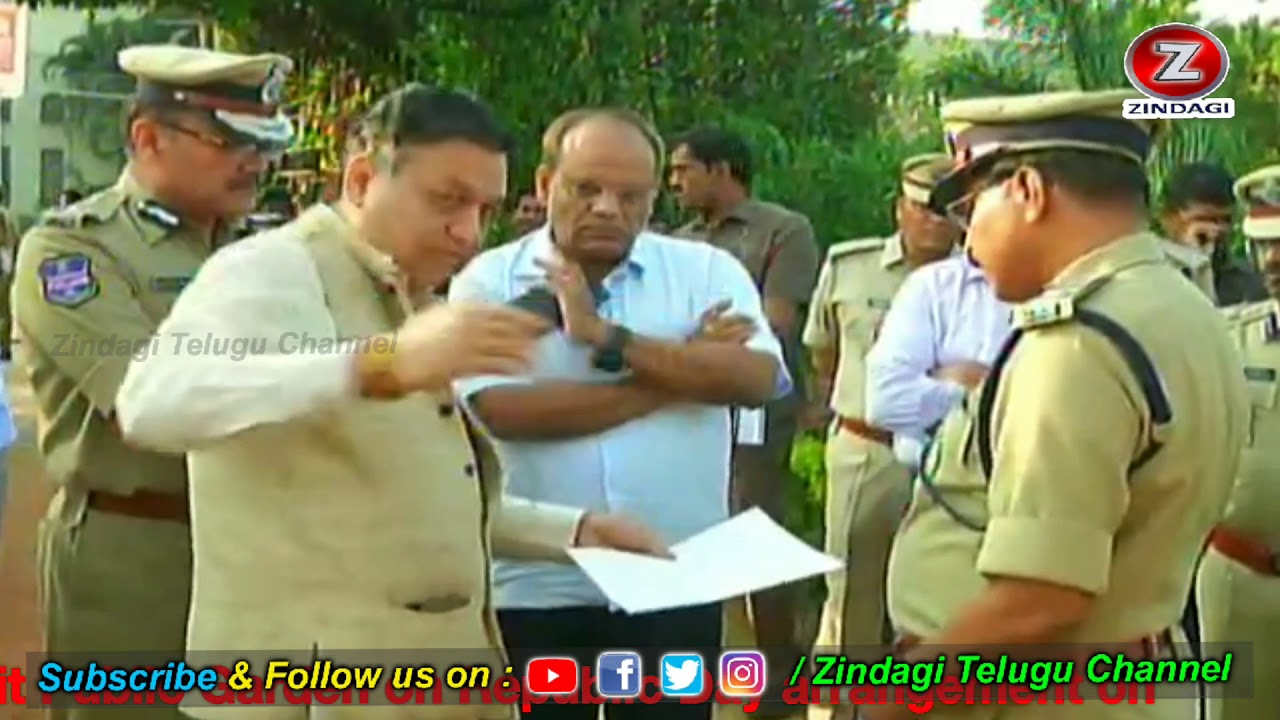 TitleSri Somesh Kumar, IAS, Chief Secretary to Govt visit Public Garden on Republic Day arrangement