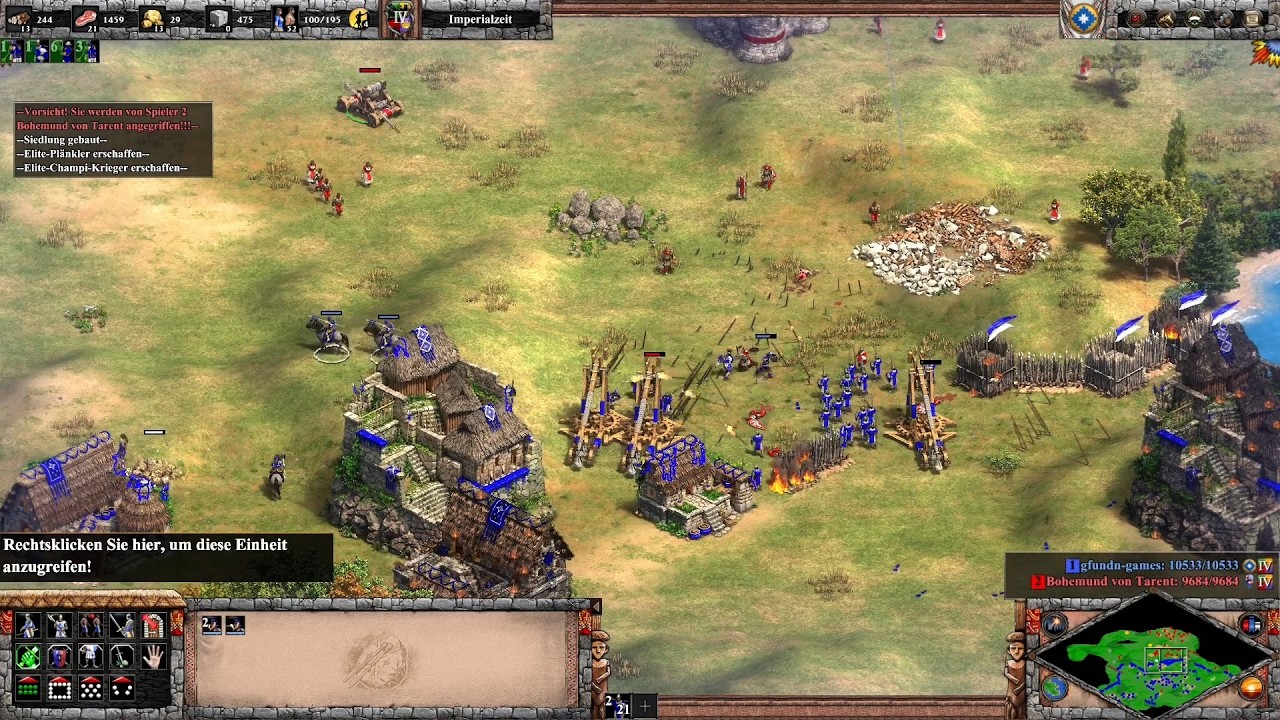 Mapuche vs Sizilianer - Age of Empires 2: Arabia * Gefecht schwer