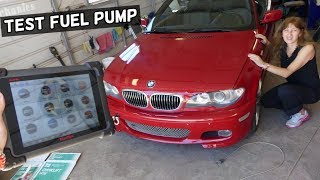 How To Test Fuel Pump On Bmw E46 325i 328i 330i 323i 3i 318i 316i 318d 3d 330d Youtube