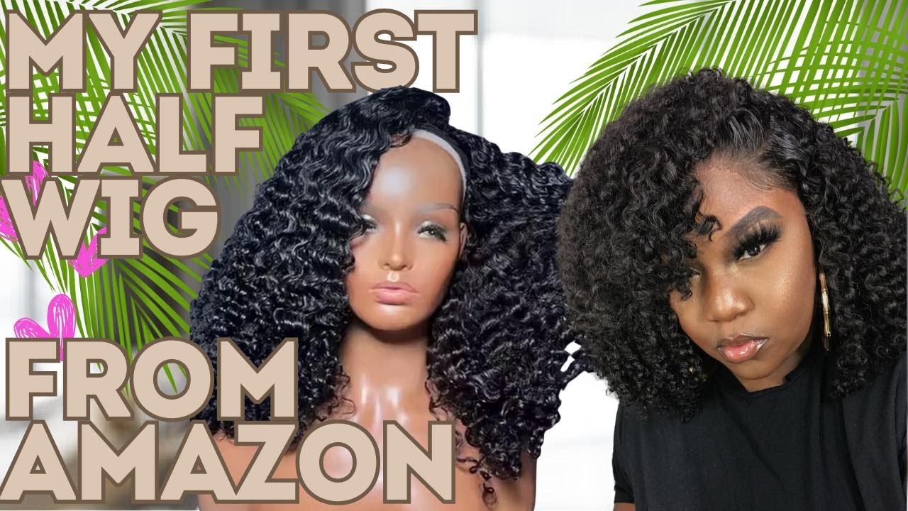 🔥EASY SUMMER FLIPOVER| KINKY CURLY HALF WIG INSTALL + REVIEW | HOW TO BLEND NATURAL HAIR| UNICE HAIR