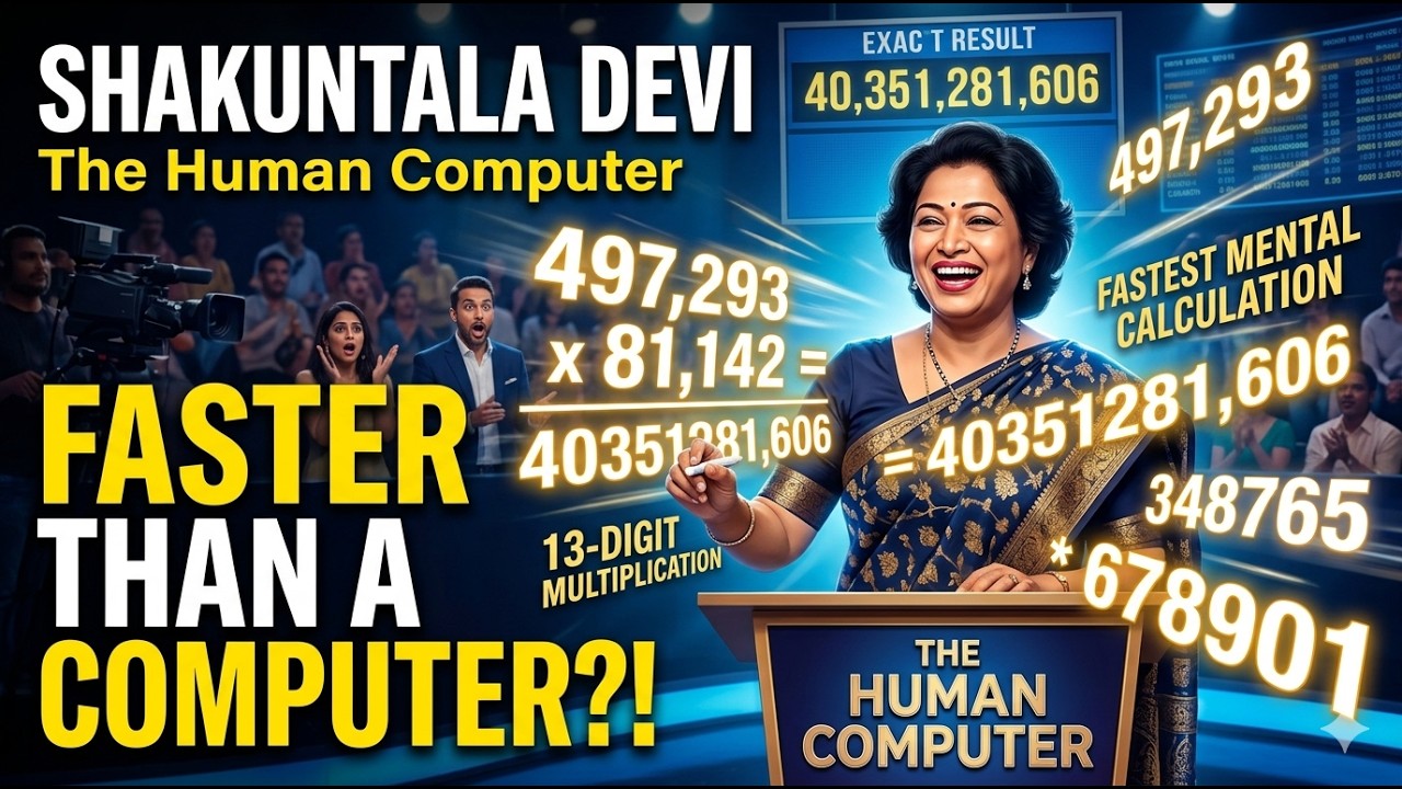 The Woman Who beat a Computer: The Shakuntala Devi Story - YouTube