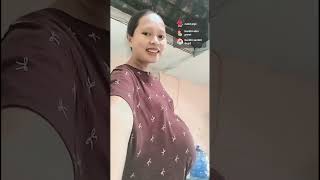 Bumil Cantik Spill Berdiri Live Bumil