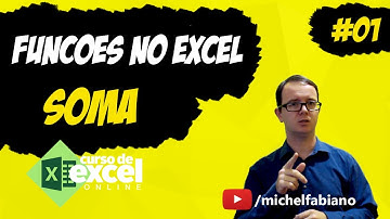Função SOMA - Como SOMAR no EXCEL - Funções no EXCEL #01
