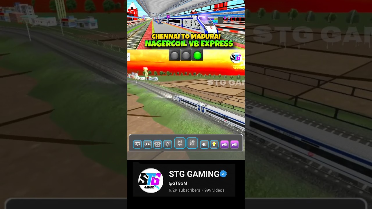 Nagercoil VB Express🥰 | Indian train simulator | train game | train videos | train Simulator 