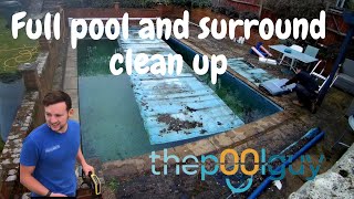 Full pool and surround clean up