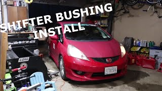 2009 Honda Fit shifter bushings install