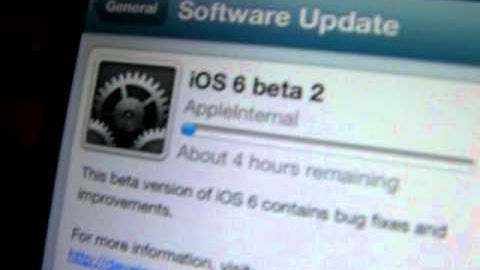 Rotating Gears, iOS6 Beta 2 Tweak