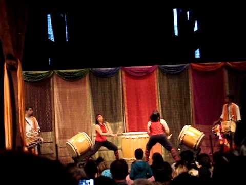 Dhol Meets Taiko fusion drumming @ Vancouver Celebrates Diwali 2010