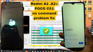 Mi a2 a2+ poco c51 command problem fix ✅/poco c51 flashing tested flash file 100% #youtube