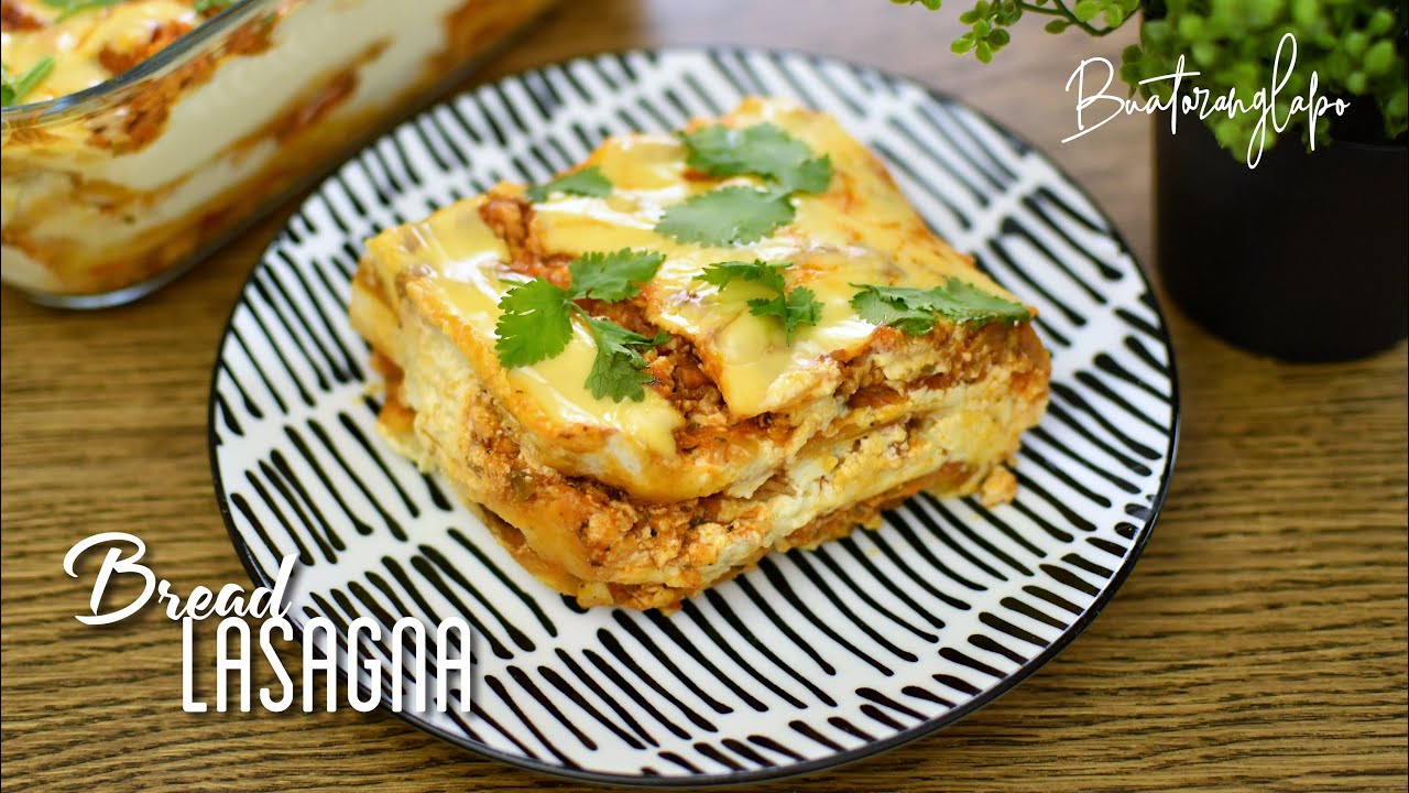 Lasagna Sedap Yang Hanya Menggunakan Roti  Super Simple 