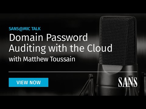 Domain Password Auditing with the Cloud | [email protected] Talk