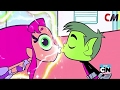 Teen titans go the inner beauty of a cactus  star fire kisses beast boy