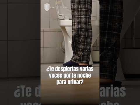 Nicturia: ¿Te despiertas varias veces a orinar?