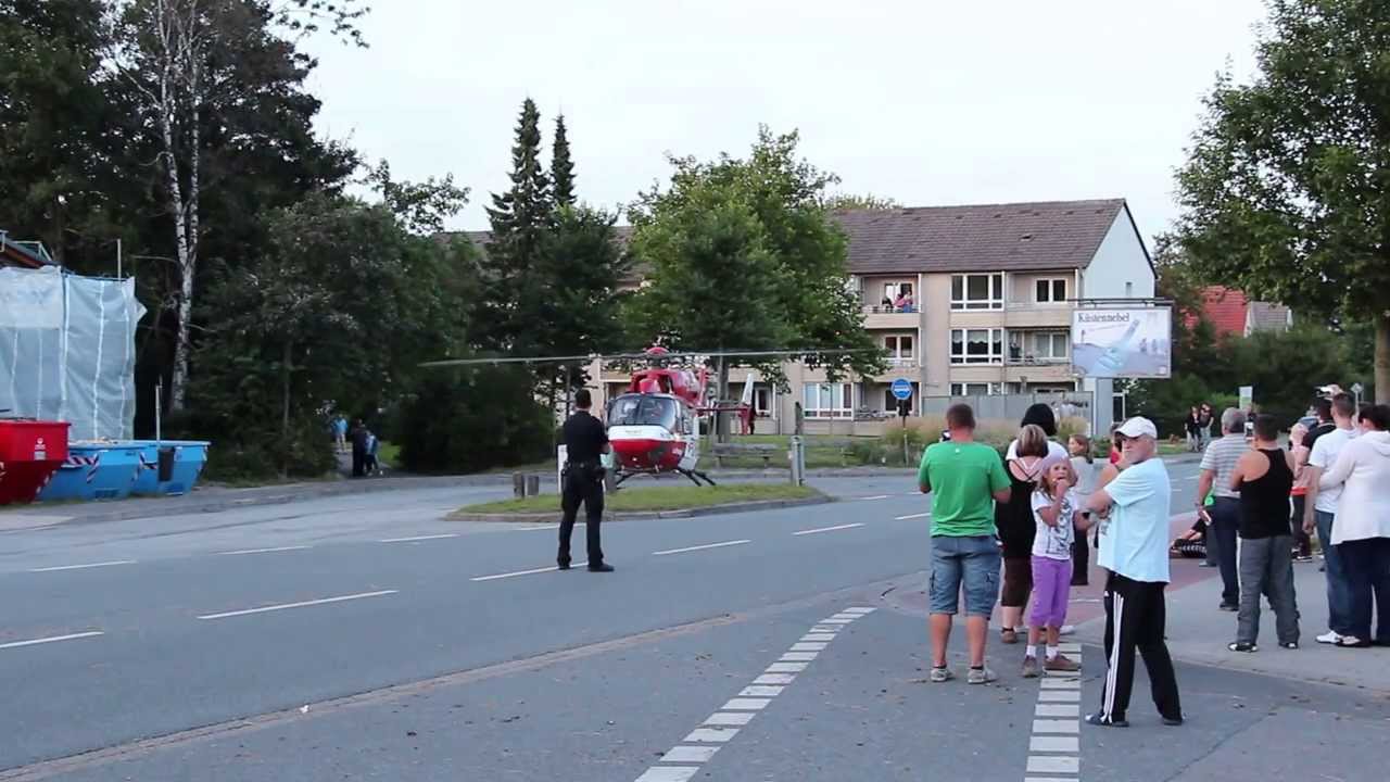 Hubschrauberstart am Twedter Plack