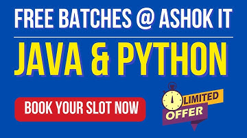 Join Our Free Java & Python Programming Batches! 🚀 | Ashok IT