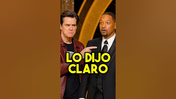 La Verdad de Jim Carrey sobre Will Smith y Los Oscar que Nadie Esperaba