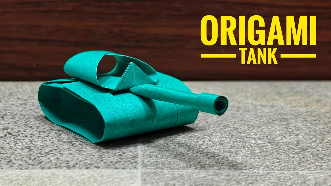 Origami Tank | Origami Toys 