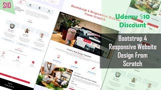 Bootstrap 4 Responsive Website Course - Udemy $10 Discount