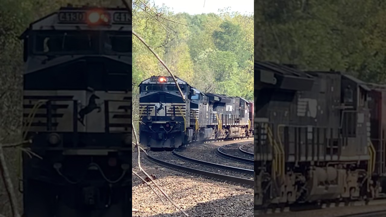 When Trains Give It Their All!  Struggling Up Grade!  JawTooth shorts