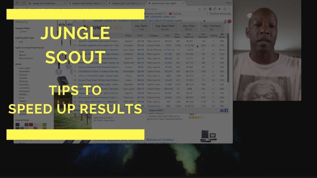 Jungle Scout Product Search Tips  Chrome Extension