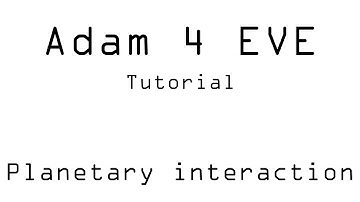 A4E Tutorial - Planetary interaction