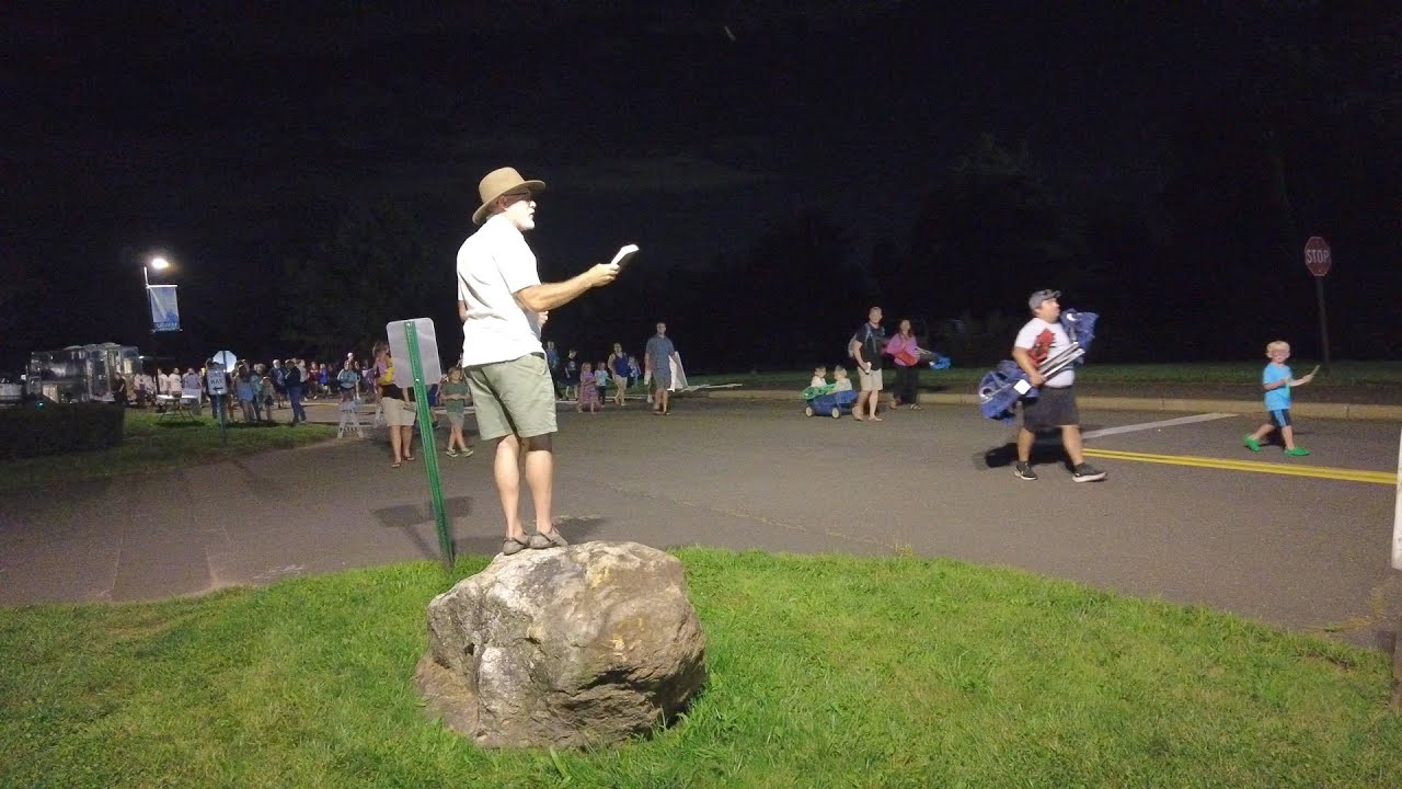 Evangelist Norman Harold Patterson Jr preaching at Simsbury Farms