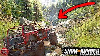 SnowRunner: These NEW, REALISTIC Rock Crawling Trails are BEAUTIFUL! screenshot 5