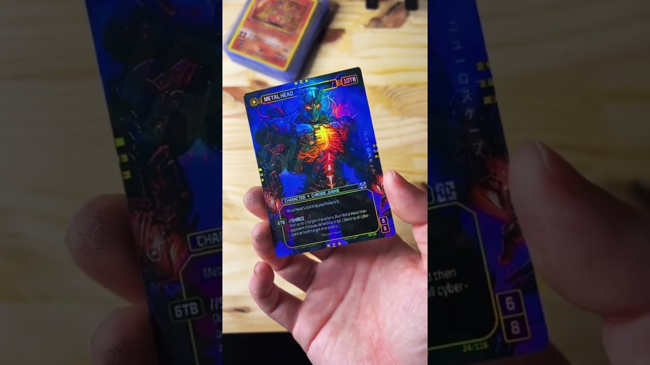 Another holofoil test print of Metalhead 🤘 